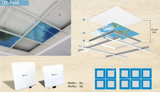 lightingLED آموزش نصب آسمان مجازی | دانلود روش اجرا و نورپردازی آسمان مجازی