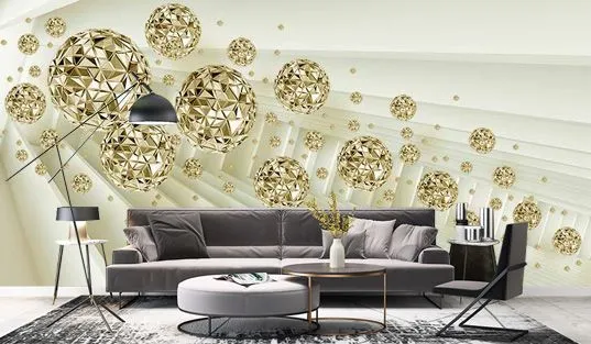 پوستر دیواری سه بعدی هندسی 