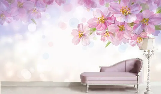 پوستر دیواری گل طبیعی و فانتزی