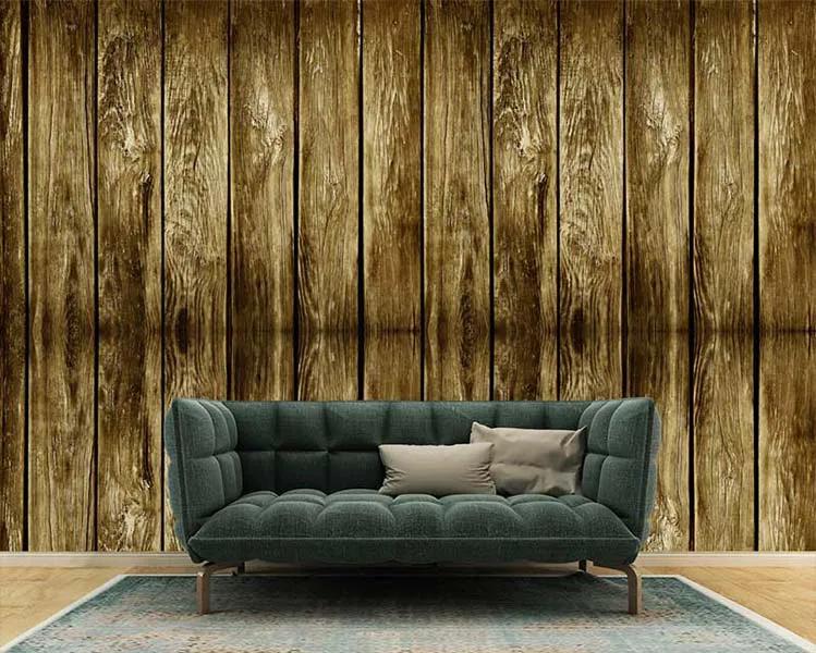 پوستر دیواری  طرح چوب عمودی