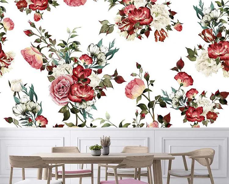  پوستر دیواری وکتور شاخه گل رز