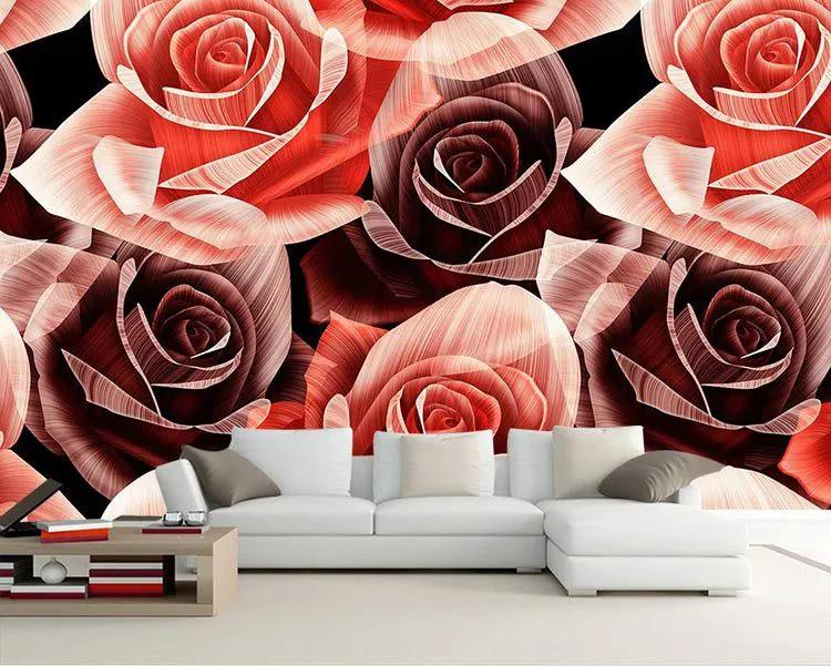  پوستر دیواری وکتور گل رز