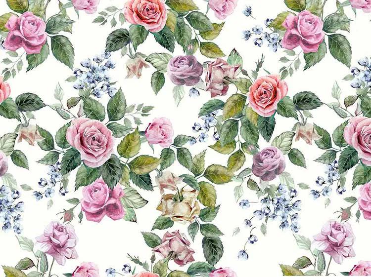 پوستر کاغذ دیواری وکتور گلهای انگلیسی