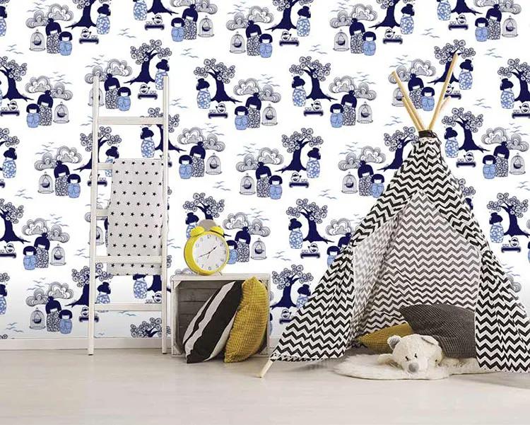 کاغذ دیواری کارتونی اتاق کودک