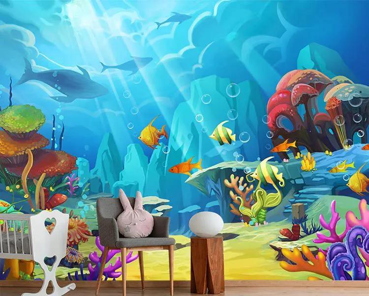  پوستر کارتونی دنیای زیر آب 