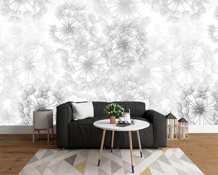 پوستر سه بعدی ساده وشیک رنگ خاکستری