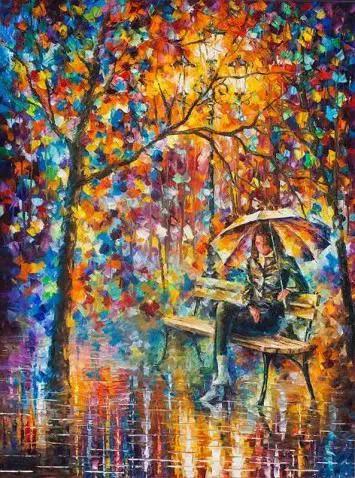 تابلو بوم نقاشی باران