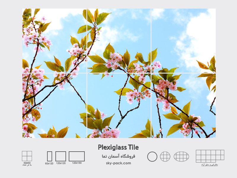 آسمان مجازی طرح شکوفه های زیبای ژاپنی