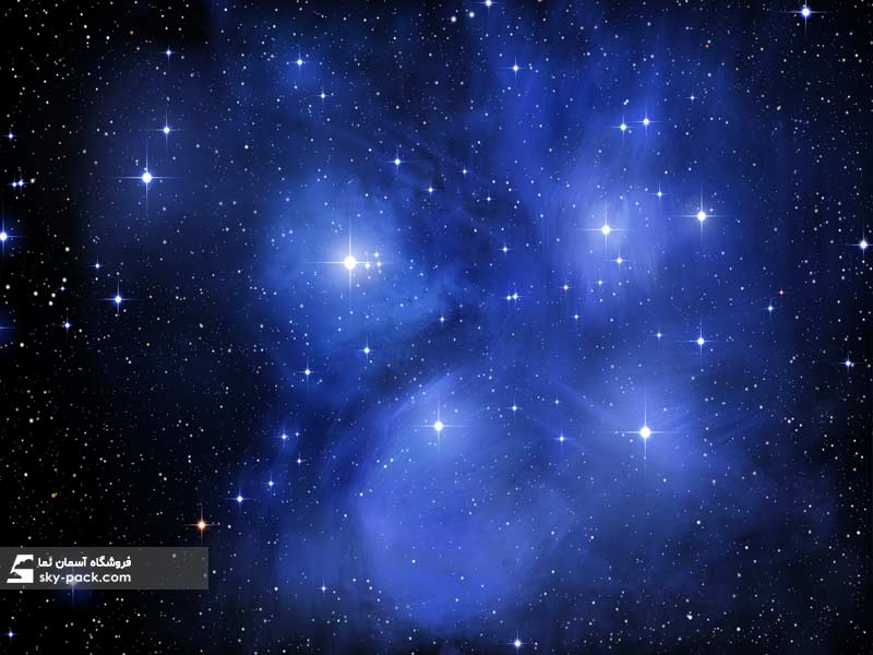 آسمان مجازی کهکشان طرح آسمان پر ستاره