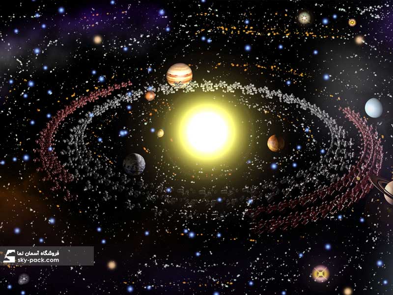 آسمان مجازی کهکشان طرح منظومه شمسی