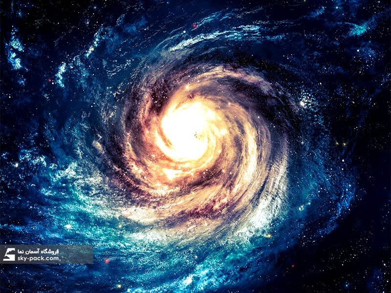 آسمان مجازی طرح کهکشان مارپیچی