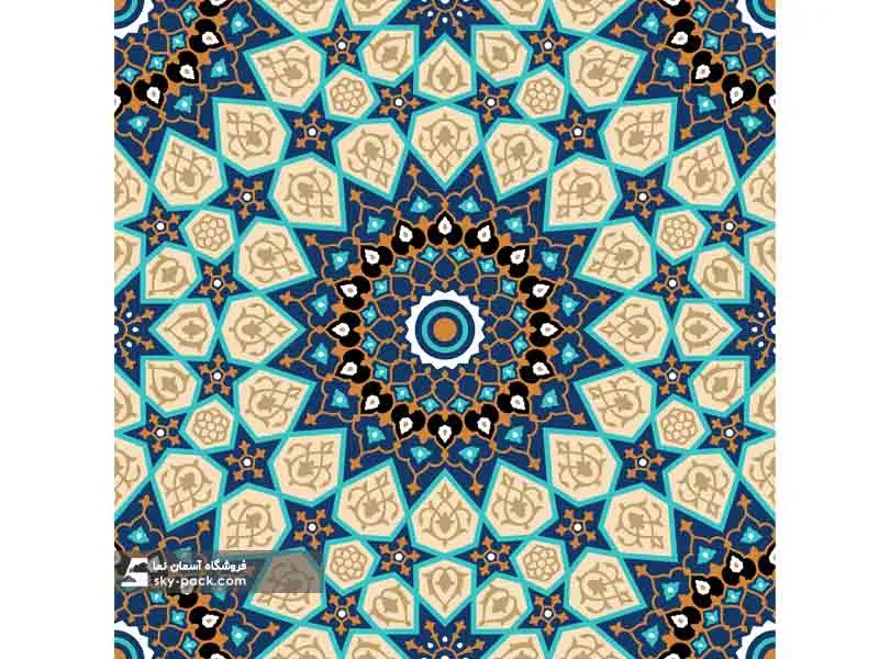 آسمان مجازی طرح اسلیمی و اسلامی