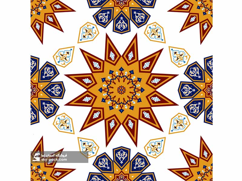 سمان مجازی طرح اسلیمی اسلامی