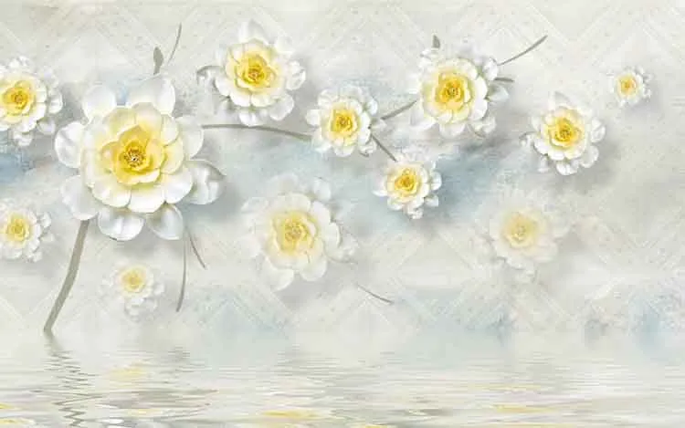 پوستر دیواری گلهای یاس