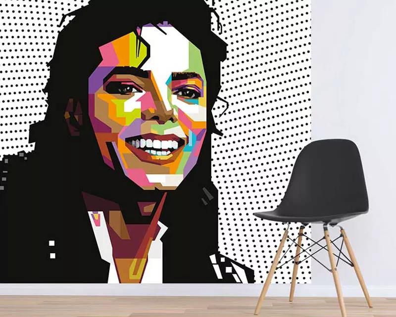 پوستر کاغذ دیواری چهره مایکل جکسون