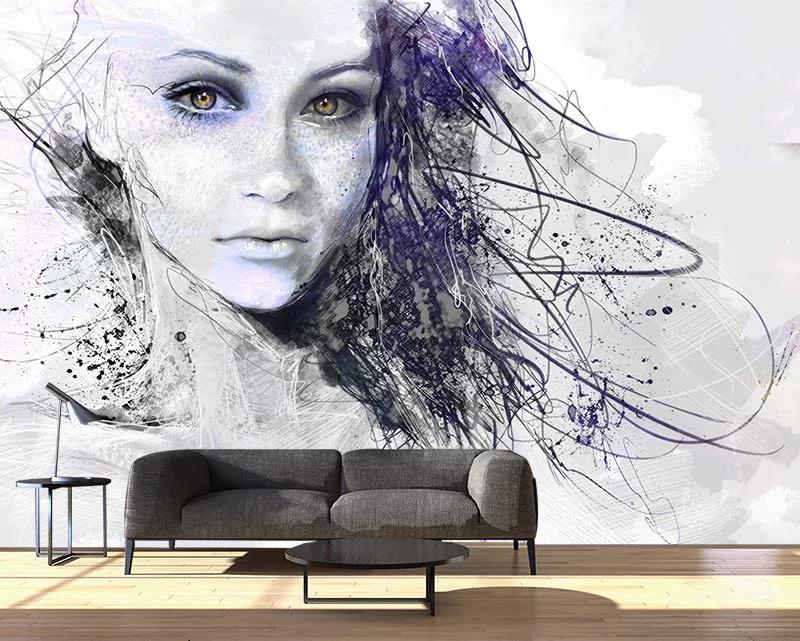  پوستر دیواری طرح چهره فشن 