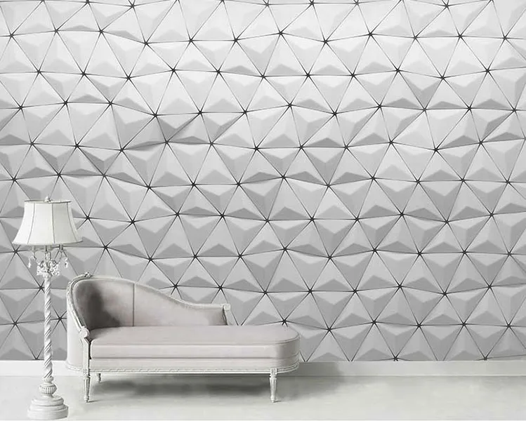 کاغذ دیواری هندسی مدرن