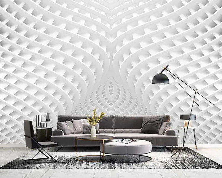 پوستر دیواری سه بعدی طرح معماری