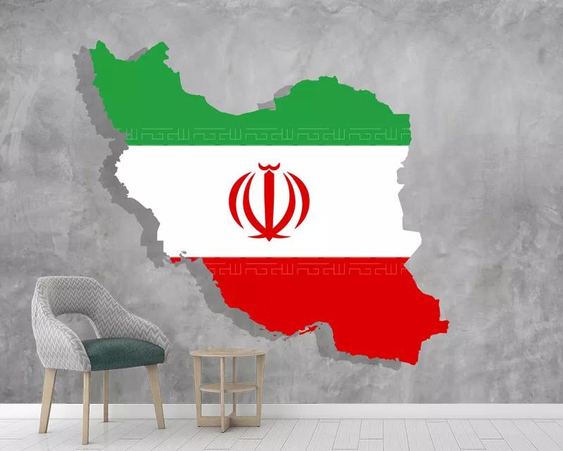 پوستر کاغذ دیواری نقشه ایران