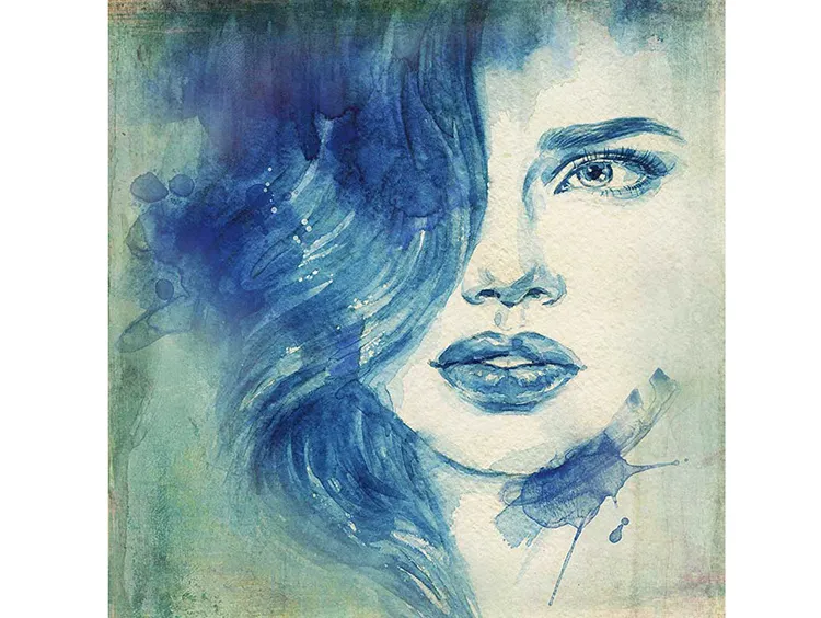 بوم کنواس دختر آبی