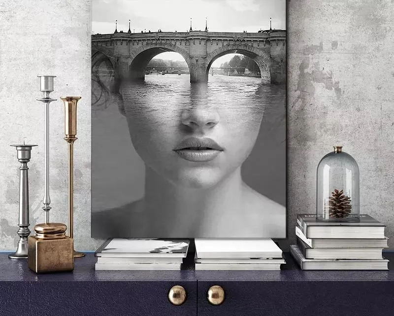  بوم کنواس طرح چهره هنری