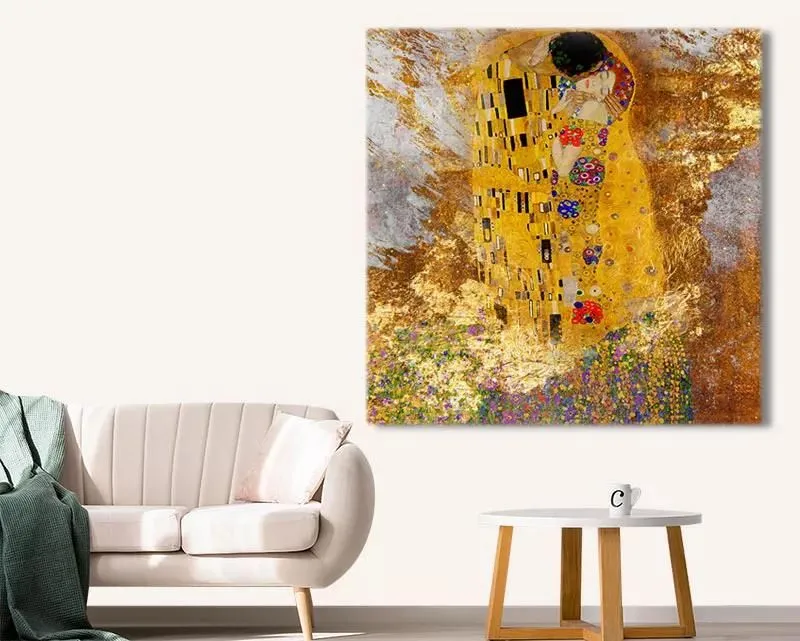  بوم کنواس طرح بوسه عشق