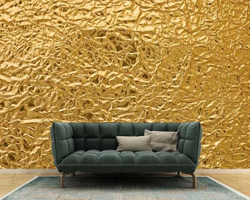  پوستر دیواری طرح بافت طلایی