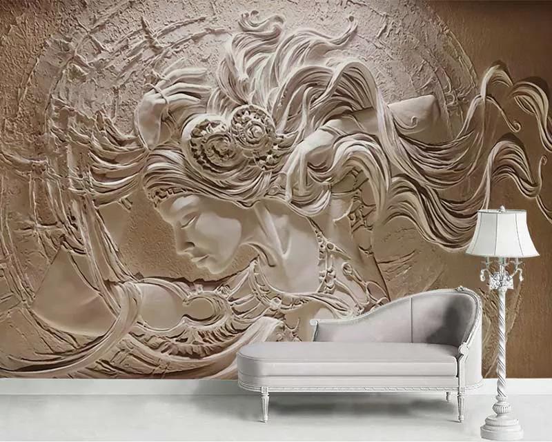 پوستر دیواری طرح برجسته صورت