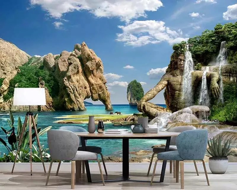 پوستر دیواری منظره سه بعدی