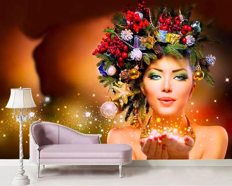  پوستر دیواری ارایشگاه زنانه طرح موهای رنگین