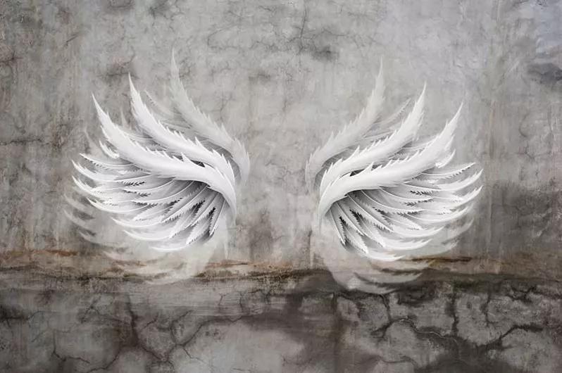  پوستر سه بعدی بالهای فرشته