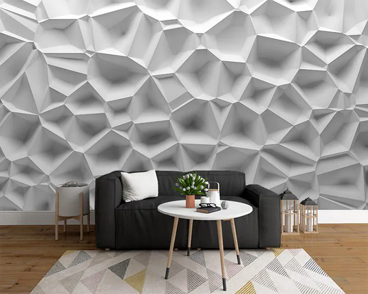 کاغذ دیواری سه بعدی طرح بتن برجسته وسه بعدی