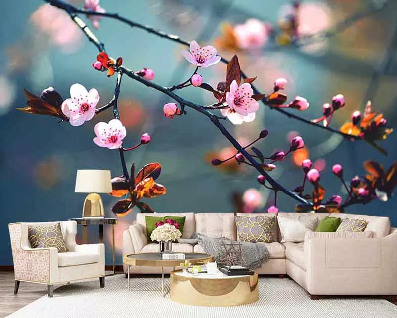 پوستر سه بعدی گل گیلاس ژاپنی