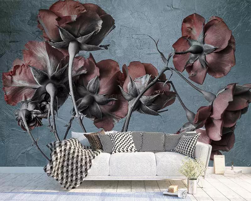 پوستر دیواری گلهای رز هنری