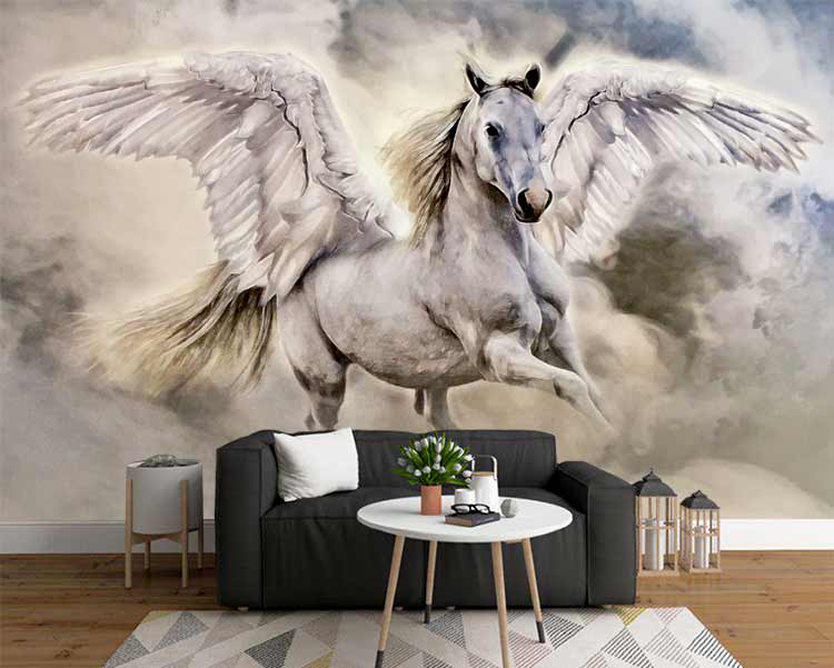 پوستر دیواری هنری طرح اسب