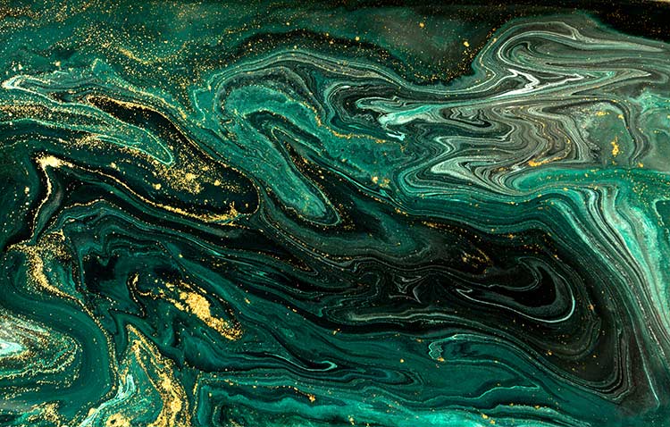 بوم نقاشی طرح سنگ یشمی