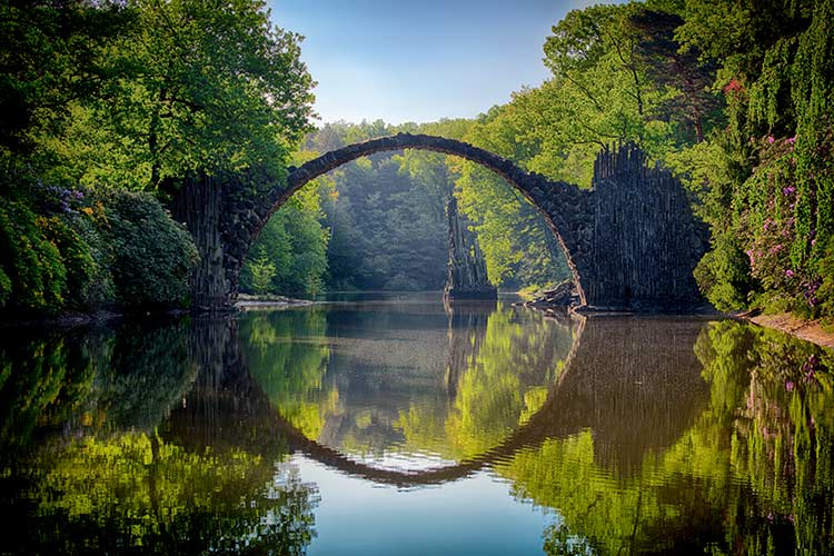 پوستر سه بعدی منظره طبیعت 