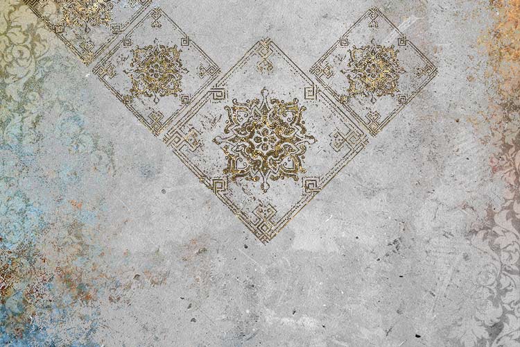 پوستر دیواری ساده طرح پتینه