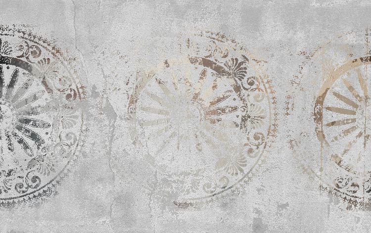 پوستر دیواری پتینه طرح شمسه