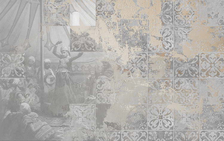 پتینه دیواری پوستری طرح کلاسیک
