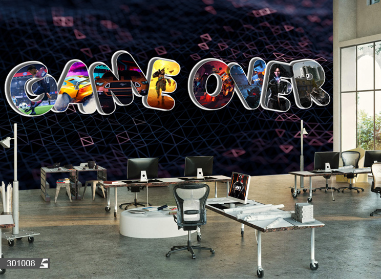 پوستر دیواری گیمینگ طرح Game Over