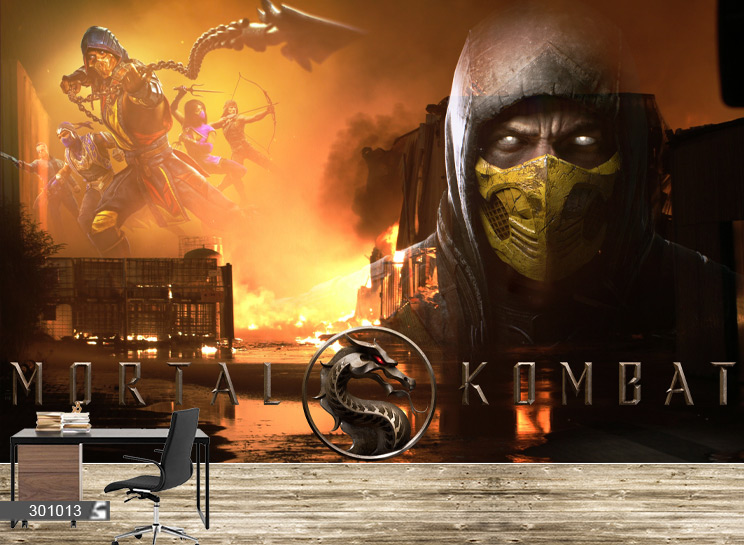 پوستر دیواری گیمینگ طرح بازی Mortal Kombat