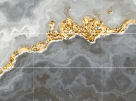 سقف مجازی سنگ با رگه طلایی