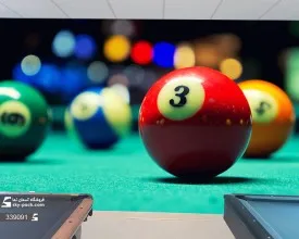 پوستر دیواری بیلیارد طرح اسنوکر