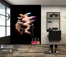 پوستر دیواری ناخن کاری