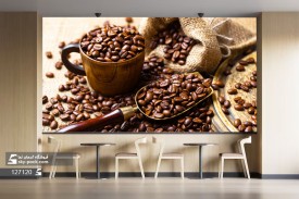 پوستر دیواری طرح دان قهوه