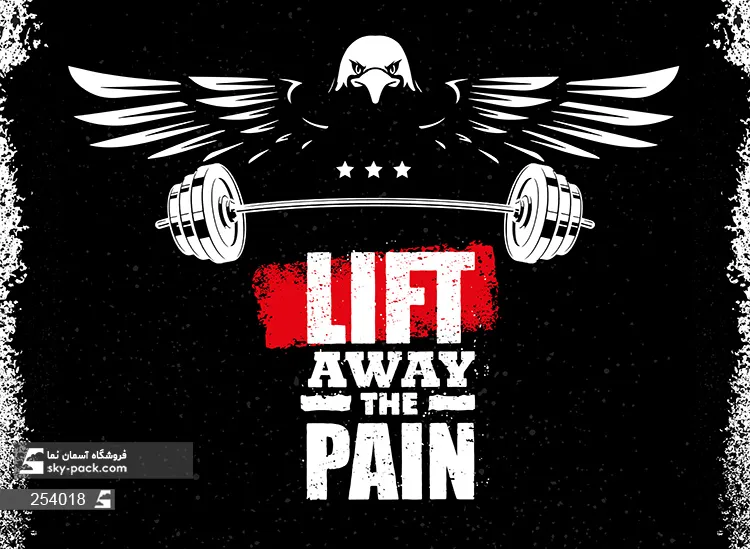 پوستر دیواری بدنسازی عقاب 