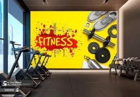 پوستر دیواری بدنسازی طرح فیتنس