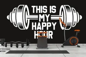 پوستر دیواری بدنسازی طرح هالتر