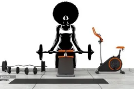 پوستر بندسازی بانوان طرح بانوی ورزش کار